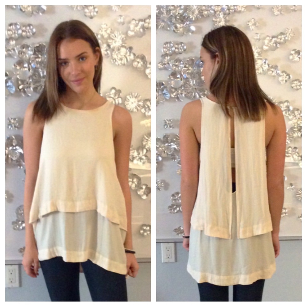 NWT Free People tunic cream size M - Picture 1 of 5
